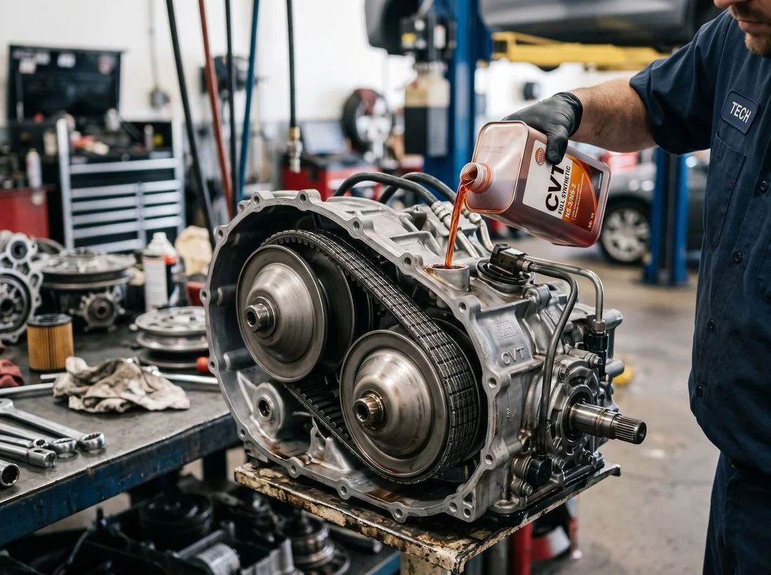 Transmisión CVT en nuestro taller